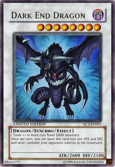 Dark End Dragon trading card from Shonen Jump Championship Series Prize Cards Dark End Dragon - Shonen Jump Championship Series Prize Cards YuGiOh trading card