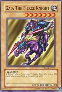 Gaia the Fierce Knight - Dark Legends YuGiOh trading card