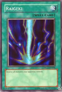 Raigeki - Dark Legends YuGiOh trading card