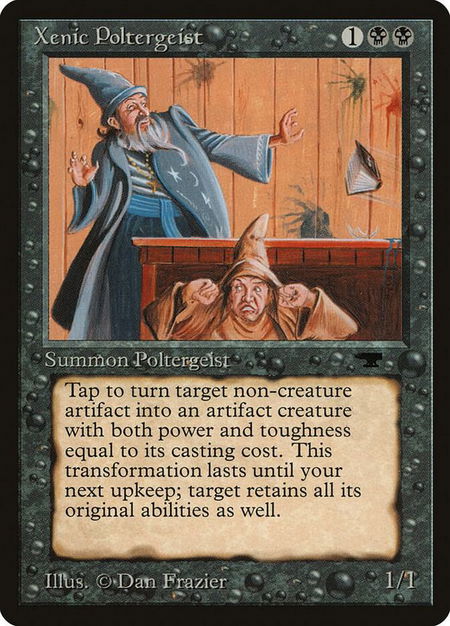 Xenic Poltergeist - Antiquities Magic: The Gathering trading card