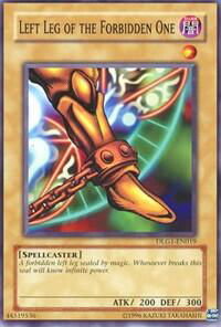 Left Leg of the Forbidden One - Dark Legends (DLG1) #DLG1-EN019 - Common / Short Print YuGiOh Trading Card