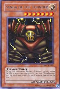 Sanga of the Thunder - Dark Legends YuGiOh trading card