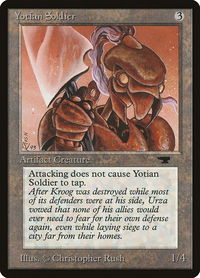 Yotian Soldier - Antiquities (ATQ) #79 - Common Magic: The Gathering Trading Card