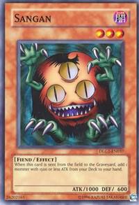 Sangan - Dark Legends YuGiOh trading card