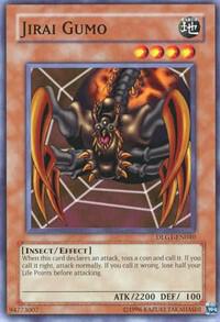 Jirai Gumo - Dark Legends YuGiOh trading card