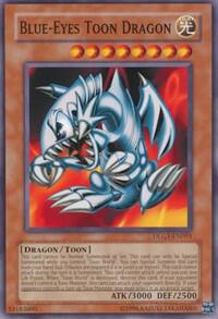 Blue-Eyes Toon Dragon - Dark Legends YuGiOh trading card