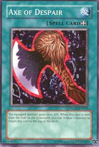 Axe of Despair - Dark Legends YuGiOh trading card