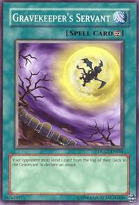 Gravekeeper's Servant - Dark Legends YuGiOh trading card