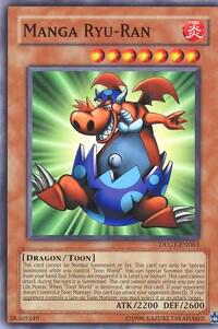 Manga Ryu-Ran - Dark Legends YuGiOh trading card