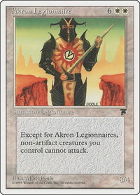 Akron Legionnaire - Chronicles (CHR) #2 - Rare Magic: The Gathering Trading Card