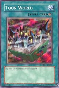 Toon World - Dark Legends YuGiOh trading card