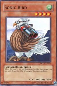 Sonic Bird - Dark Legends (DLG1) #DLG1-EN076 - Common / Short Print YuGiOh Trading Card