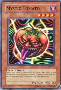 Mystic Tomato - Dark Legends (DLG1) #DLG1-EN077 - Common / Short Print YuGiOh Trading Card