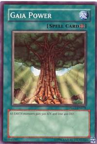 Gaia Power - Dark Legends YuGiOh trading card