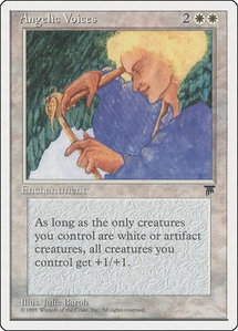 Angelic Voices - Chronicles (CHR) #3 - Rare Magic: The Gathering Trading Card