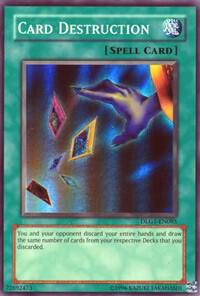 Card Destruction - Dark Legends YuGiOh trading card