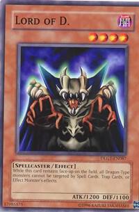 Lord of D. - Dark Legends YuGiOh trading card