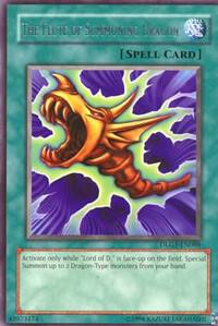 The Flute of Summoning Dragon - Dark Legends YuGiOh trading card