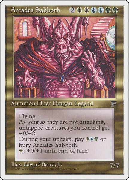 Arcades Sabboth - Chronicles Magic: The Gathering trading card