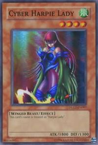 Cyber Harpie Lady - Dark Legends YuGiOh trading card
