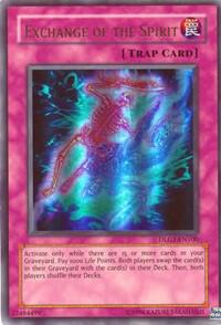 Exchange of the Spirit - Dark Legends YuGiOh trading card