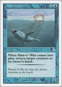 Man-o'-War - Starter 1999 (S99) #41 - Uncommon Magic: The Gathering Trading Card