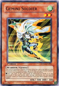 Gemini Soldier - Structure Deck: Warriors' Strike (SDWS) #SDWS-EN004 - Common / Short Print YuGiOh Trading Card