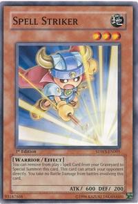 Spell Striker trading card from Structure Deck: Warriors' Strike Spell Striker - Structure Deck: Warriors' Strike YuGiOh trading card