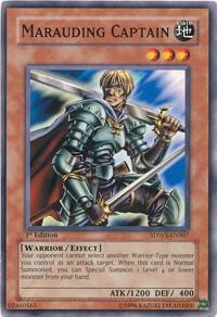 Marauding Captain trading card from Structure Deck: Warriors' Strike Marauding Captain - Structure Deck: Warriors' Strike YuGiOh trading card