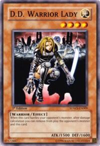 D.D. Warrior Lady - Structure Deck: Warriors' Strike (SDWS) #SDWS-EN009 - Common / Short Print YuGiOh Trading Card