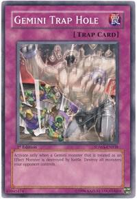 Gemini Trap Hole - Structure Deck: Warriors' Strike YuGiOh trading card