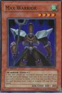 Max Warrior - Stardust Overdrive (SOVR) #SOVR-EN003 - Super Rare YuGiOh Trading Card