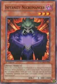 Infernity Necromancer trading card from Stardust Overdrive Infernity Necromancer - Stardust Overdrive YuGiOh trading card