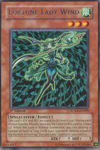 Fortune Lady Wind trading card from Stardust Overdrive Fortune Lady Wind - Stardust Overdrive YuGiOh trading card