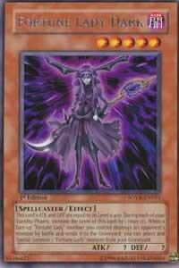 Fortune Lady Dark trading card from Stardust Overdrive Fortune Lady Dark - Stardust Overdrive YuGiOh trading card