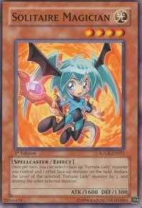 Solitaire Magician trading card from Stardust Overdrive Solitaire Magician - Stardust Overdrive YuGiOh trading card