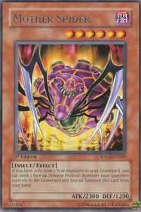 Mother Spider trading card from Stardust Overdrive Mother Spider - Stardust Overdrive YuGiOh trading card