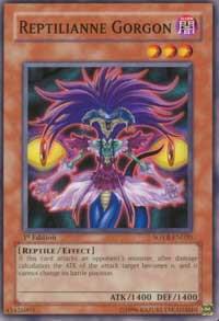 Reptilianne Gorgon trading card from Stardust Overdrive Reptilianne Gorgon - Stardust Overdrive YuGiOh trading card