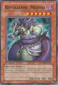 Reptilianne Medusa trading card from Stardust Overdrive Reptilianne Medusa - Stardust Overdrive YuGiOh trading card