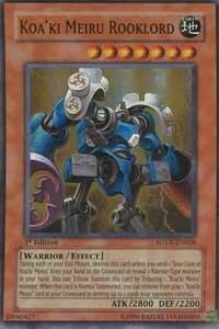Koa'ki Meiru Rooklord - Stardust Overdrive (SOVR) #SOVR-EN028 - Super Rare YuGiOh Trading Card