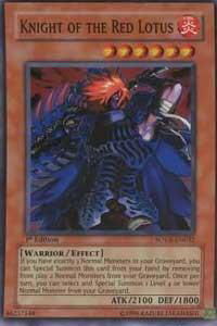 Knight of the Red Lotus - Stardust Overdrive (SOVR) #SOVR-EN032 - Super Rare YuGiOh Trading Card