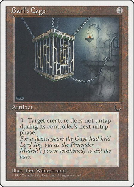 Barl's Cage - Chronicles Magic: The Gathering trading card
