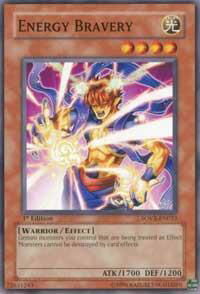 Energy Bravery - Stardust Overdrive (SOVR) #SOVR-EN033 - Common / Short Print YuGiOh Trading Card