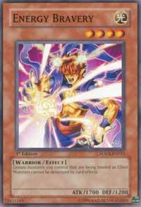 Energy Bravery trading card from Stardust Overdrive Energy Bravery - Stardust Overdrive YuGiOh trading card