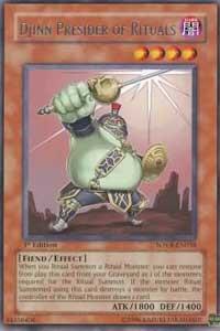 Djinn Presider of Rituals trading card from Stardust Overdrive Djinn Presider of Rituals - Stardust Overdrive YuGiOh trading card