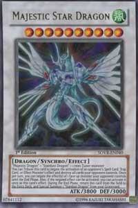 Majestic Star Dragon trading card from Stardust Overdrive Majestic Star Dragon - Stardust Overdrive YuGiOh trading card