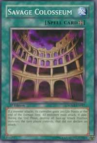 Savage Colosseum trading card from Stardust Overdrive Savage Colosseum - Stardust Overdrive YuGiOh trading card