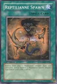 Reptilianne Spawn trading card from Stardust Overdrive Reptilianne Spawn - Stardust Overdrive YuGiOh trading card
