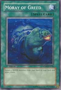 Moray of Greed trading card from Stardust Overdrive Moray of Greed - Stardust Overdrive YuGiOh trading card