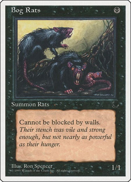 Bog Rats - Chronicles Magic: The Gathering trading card
